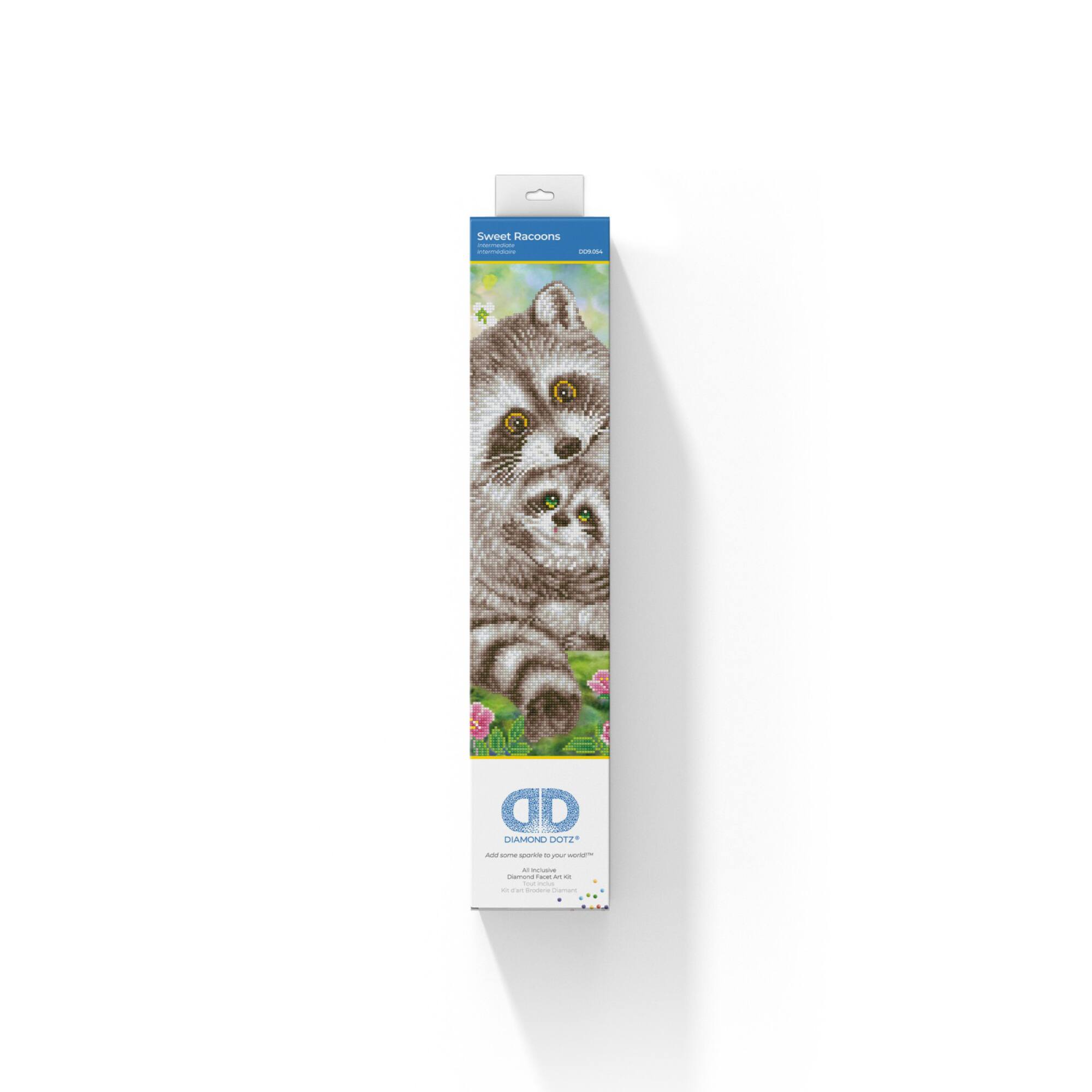 Diamond Dotz® Sweet Raccoons Diamond Painting Kit